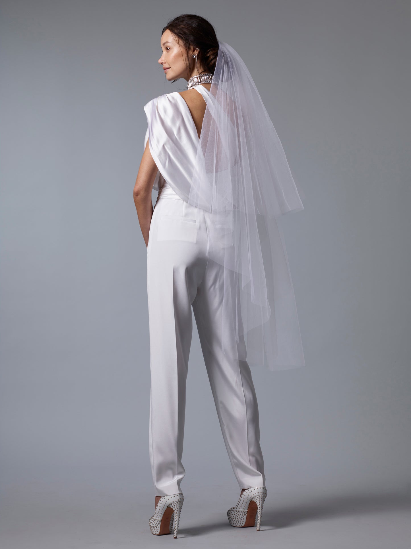 Traditional Tulle Drop Veil